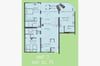 Example Floorplan. See our photos and descriptions for actual furniture and placement.