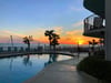 Sunset on the magnificent Watercrest pool deck! Amazing!
