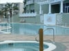 The huge zero entry pool and two beachfront hot tubs are a great place to relax and enjoy the beach!