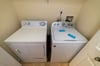 Full size washer & dryer for all your laundering needs
