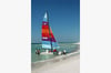 Rent a sailboat, a jet ski or other beach toys at the beach kiosk.