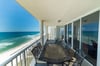 Enjoy endless views of the Emerald Coast on your extra large balcony