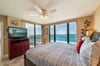 Magnificent views from your king bed in the Beach Dreams main suite. You'll love waking up right here on the beach.
