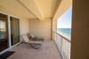 The balcony is ultra private and roomy so everyone can enjoy the views!