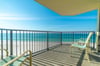 Plenty of seating on this beachfront balcony