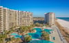 The large lagoon pool and splash pad are located in front of Tower 1 and is a great location to spend your day sunbathing!