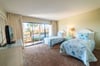 Your Sea Life Third Bedroom is very spacious and has access to the second patio through the sliding glass door. Just steps to the Edgewater Conference Center & Tennis Courts