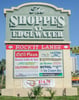 Across the street from Edgewater Villas is a large shopping complex with fantastic restaurants, activity center for kids, ice cream shoppes, and an ax throwing location