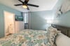Flat screen TV provided in the Coastal Retreat bedroom for your viewing pleasure