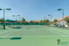 Multiple tennis courts on site