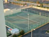 Several tennis courts on property