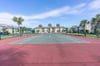 On site tennis court