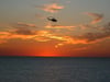 A helicopter ride at the beach is amazing, especially at sunset.