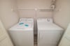 Full Sized Washer and Dryer is so convenient for vacation laundry!