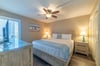 The Guest Suite offers a king sized bed with high thread count linens